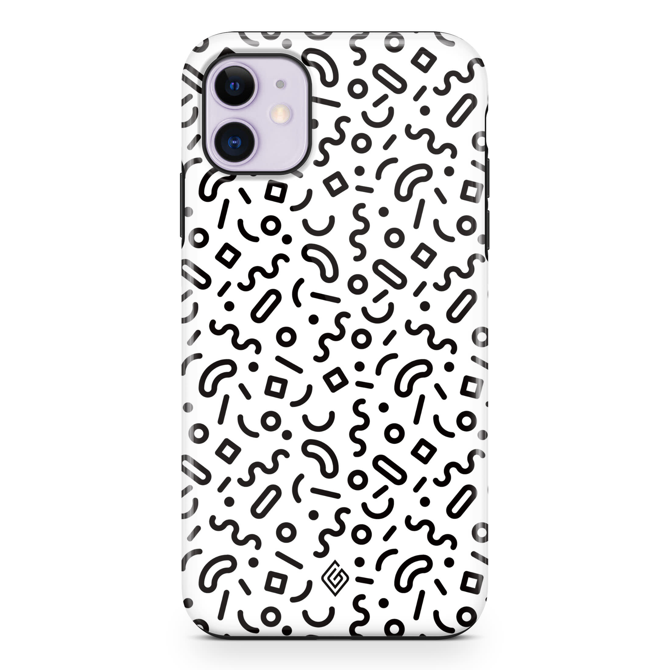 Maska za iPhone 11 GAIIA by Optishield® - Doodle Delight