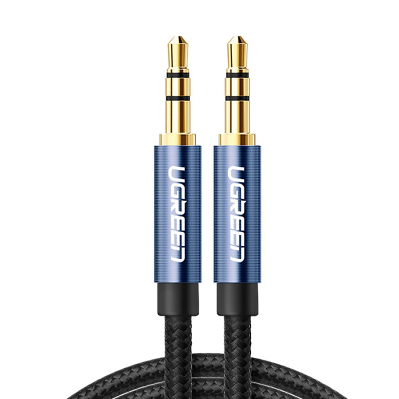 Pleteni AUX kabel Ugreen 3.5 mm u 3.5 mm - 1m