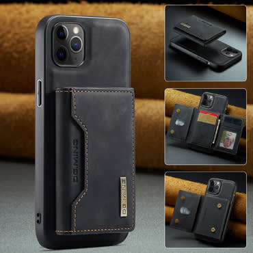 Maska za iPhone 11 Pro CaseMe DG.MING MAG s magnetnim novčanikom - pulse black