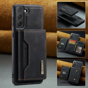 Maska za Samsung Galaxy S21 Plus CaseMe DG.MING MAG s magnetnim novčanikom - pulse black