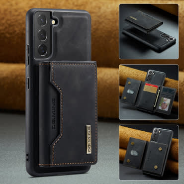 Maska za Samsung Galaxy S22 Plus CaseMe DG.MING MAG s magnetnim novčanikom - pulse black
