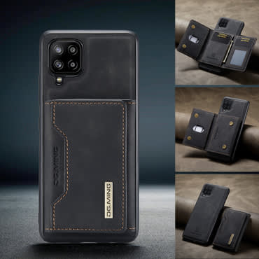 Maska za Samsung Galaxy A42 5G CaseMe DG.MING MAG s magnetnim novčanikom - pulse black