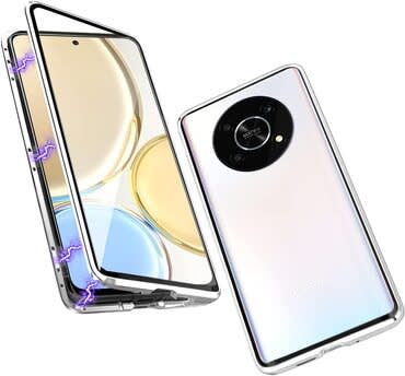 Magnetna Full-body maska  "Stronghold"  za Huawei Honor Magic5 Lite 5G - srebrna