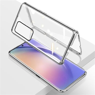 Magnetna Full-body maska  "Stronghold" za Samsung Galaxy A54 5G - srebrna