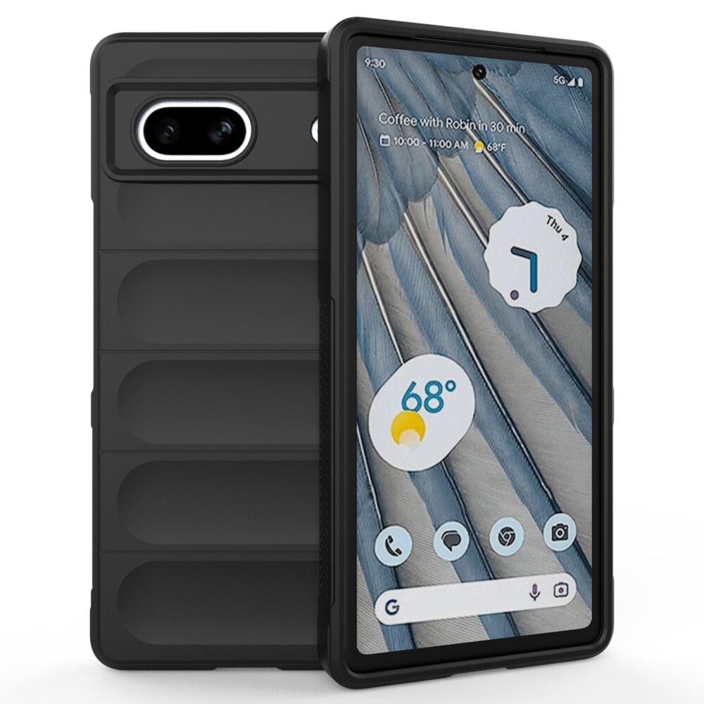 Robusna maska "Waves" za Google Pixel 7a - crna