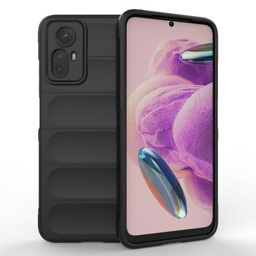 Robusna maska "Waves" za Xiaomi Redmi Note 12S - crna