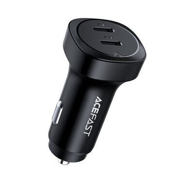 Brzi auto punjač Acefast "DoubleCee" 72W sa QC, PD i dva USB-C izlaza Brzi auto punjač Acefast "DoubleCee" 72W sa QC, PD i dva USB-C izlaza
