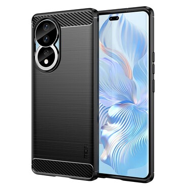 TPU gel maska "Brushed Carbon" za Huawei Honor 90 - crna