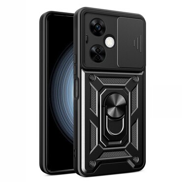 Robusna maska MaX-Armor s obručem, metalnom pločicom i zaštitom zadnjih kamera za OnePlus Nord CE 3 Lite 5G - army black Robusna maska MaX-Armor s obručem, metalnom pločicom i zaštitom zadnjih kamera za OnePlus Nord CE 3 Lite 5G - army black