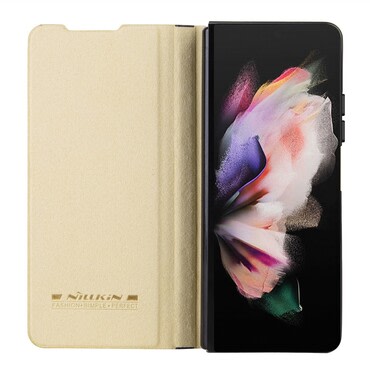 Elegantna torbica "Qin Pro" za Samsung Galaxy Z Fold5 - zlatna