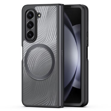 Premium maska "Aimo Mag" za Samsung Galaxy Z Fold 5 s magnetom za bežično punjenje MagSafe - prozirna