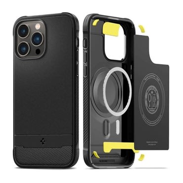 Maska Spigen "Rugged Armor MagFit" za iPhone 15 Pro - matte black