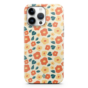 Maska za iPhone 15 Pro GAIIA by Optishield® - Petal Swirls