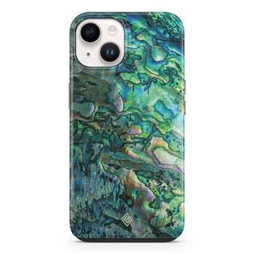 Maska za iPhone 15 Plus GAIIA by Optishield® - Paua Shell