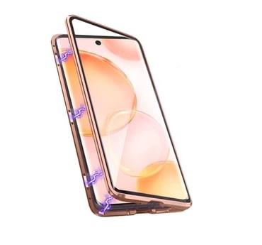 Magnetna Full-body maska "Stronghold" za Honor 90 - zlatna