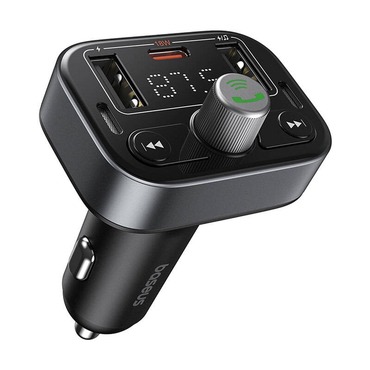 Fm transmitter + autopunjač za 3 uređaja Baseus "Granduo Pro" 2x USB-A i 1x USB-C 35W Fm transmitter + autopunjač za 3 uređaja Baseus "Granduo Pro" 2x USB-A i 1x USB-C 35W