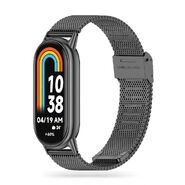 Metalni remen  "Milanese" za sat Xiaomi Smart Band 8 / Smart Band 9 - crni