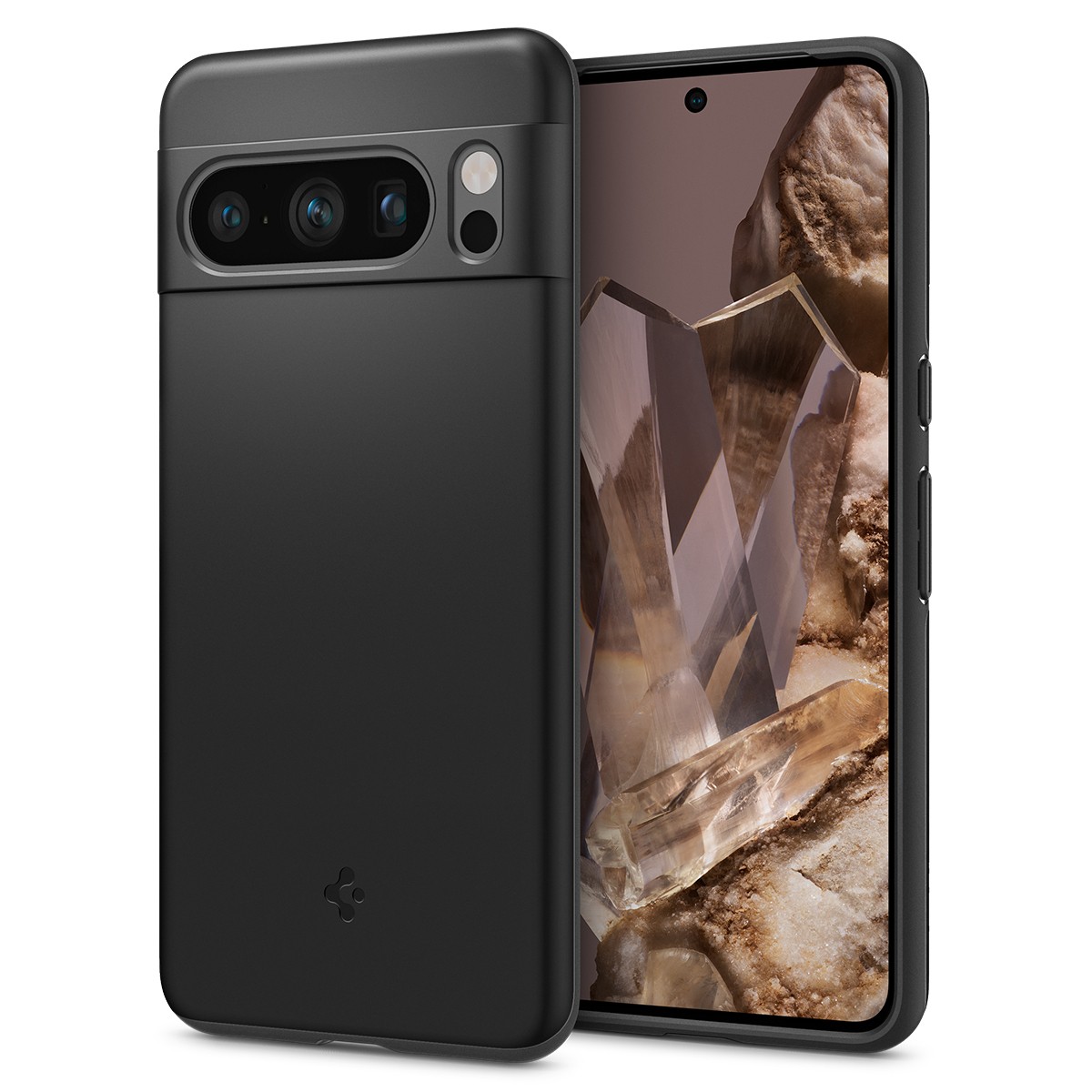 Maska Spigen "Thin Fit" za Google Pixel 8 Pro - black