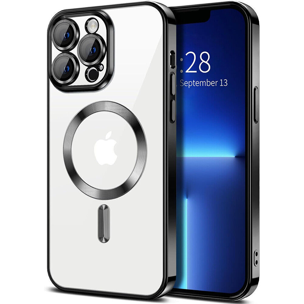 Hibridna maska MagShield sa zaštitom zadnje kamere i 2 Magneta MagSafe za iPhone 11 Pro - metallic black