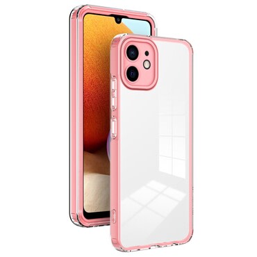 Hibridna maska "Crystal Bumper" s ugrađenom zaštitom zadnje kamere za iPhone 11 - metallic pink