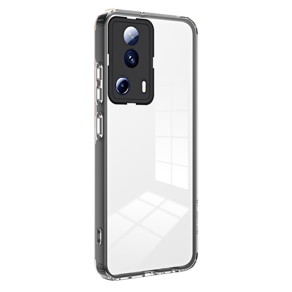 Hibridna maska "Crystal Bumper" s ugrađenom zaštitom zadnje kamere za Xiaomi 13 Lite - metallic black