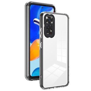Hibridna maska "Crystal Bumper" s ugrađenom zaštitom zadnje kamere za Xiaomi Redmi Note 12S - metallic black