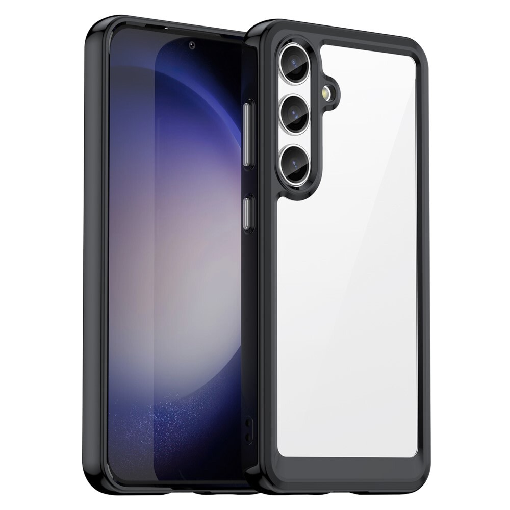 Hibridna maska "Frame Shield" za Samsung Galaxy S24 - crna