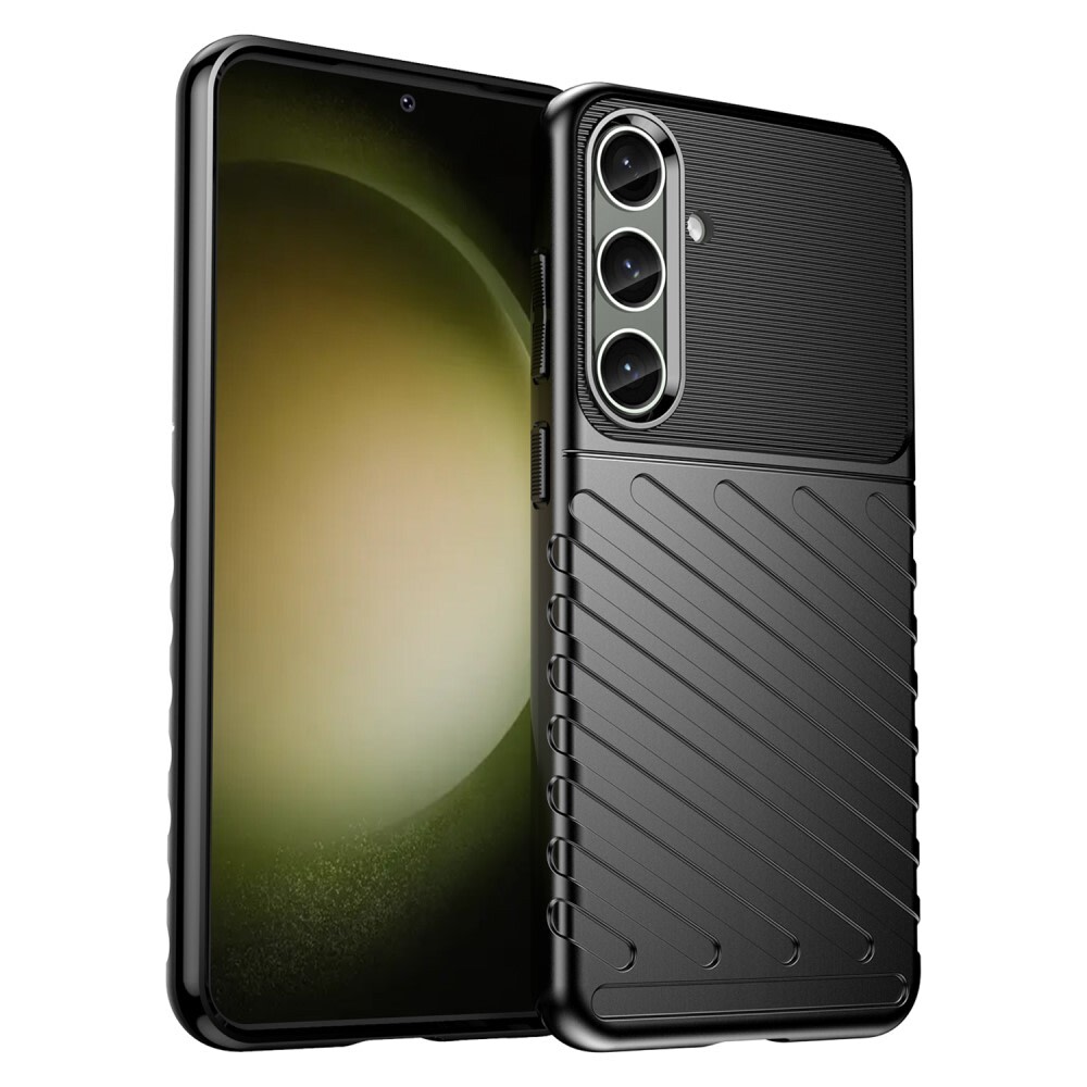 TPU gel maska "Titan X" za Samsung Galaxy S24 Plus / S25 Plus - crna