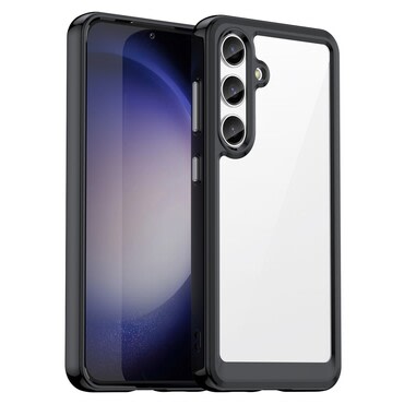 Hibridna maska "Frame Shield" za Samsung Galaxy S24 Plus / S25 Plus- crna