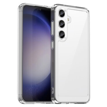 Hibridna maska "Frame Shield" za Samsung Galaxy S24 Plus / S25 Plus - prozirna