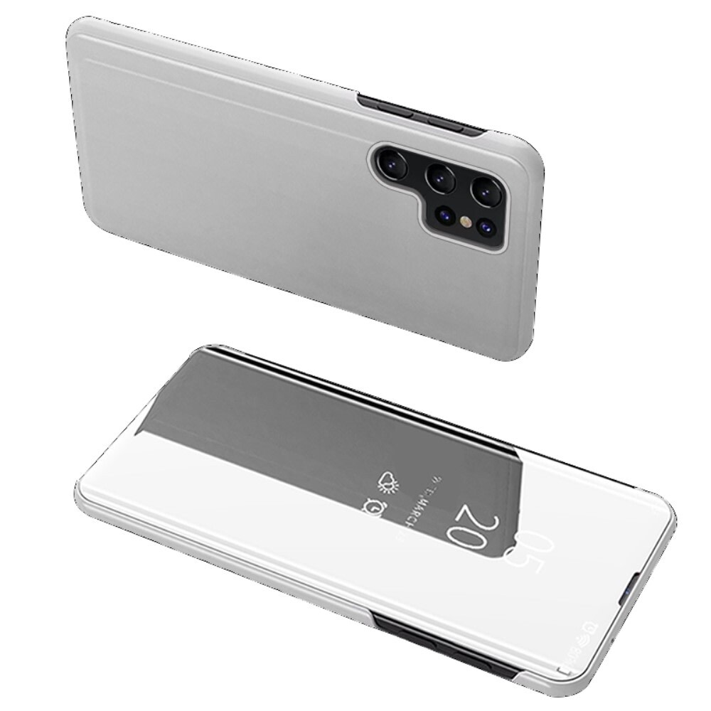 Torbica "Mirror" za Samsung Galaxy S24 Ultra - srebrna