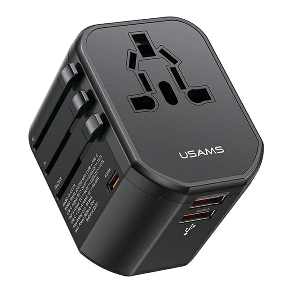 Putni adapter Usams "T59" 4u1 s dva USB ulaza i PD 20W brzim punjenjem