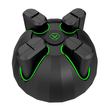 Postaja za punjenje "AOLION" za punjenje baterija svih Xbox igraćih kontrolera, sa četiri baterije  - crna