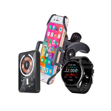 Pedal Pro paket za dečke: pametni sat, držač za bicikl i power bank