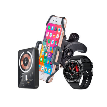Smart Biker paket: pametni sat, držač za bicikl i power bank