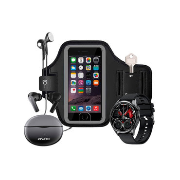 Rhythm & Run paket: pametni sat, sportska torbica i Bluetooth slušalice