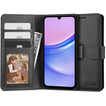 Torbica Tech-Protect "Wallet Magnet" od umjetne kože za Samsung Galaxy A15 - black
