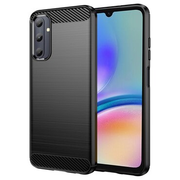 TPU gel maska "Brushed Carbon" za Samsung Galaxy A05s - crna