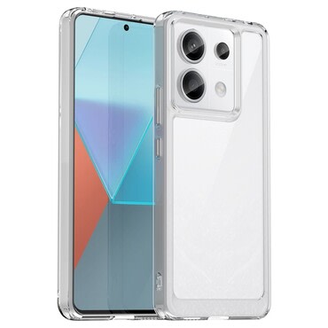 Hibridna maska "Frame Shield" za Xiaomi Redmi Note 13 Pro 5G / Poco X6 - prozirna