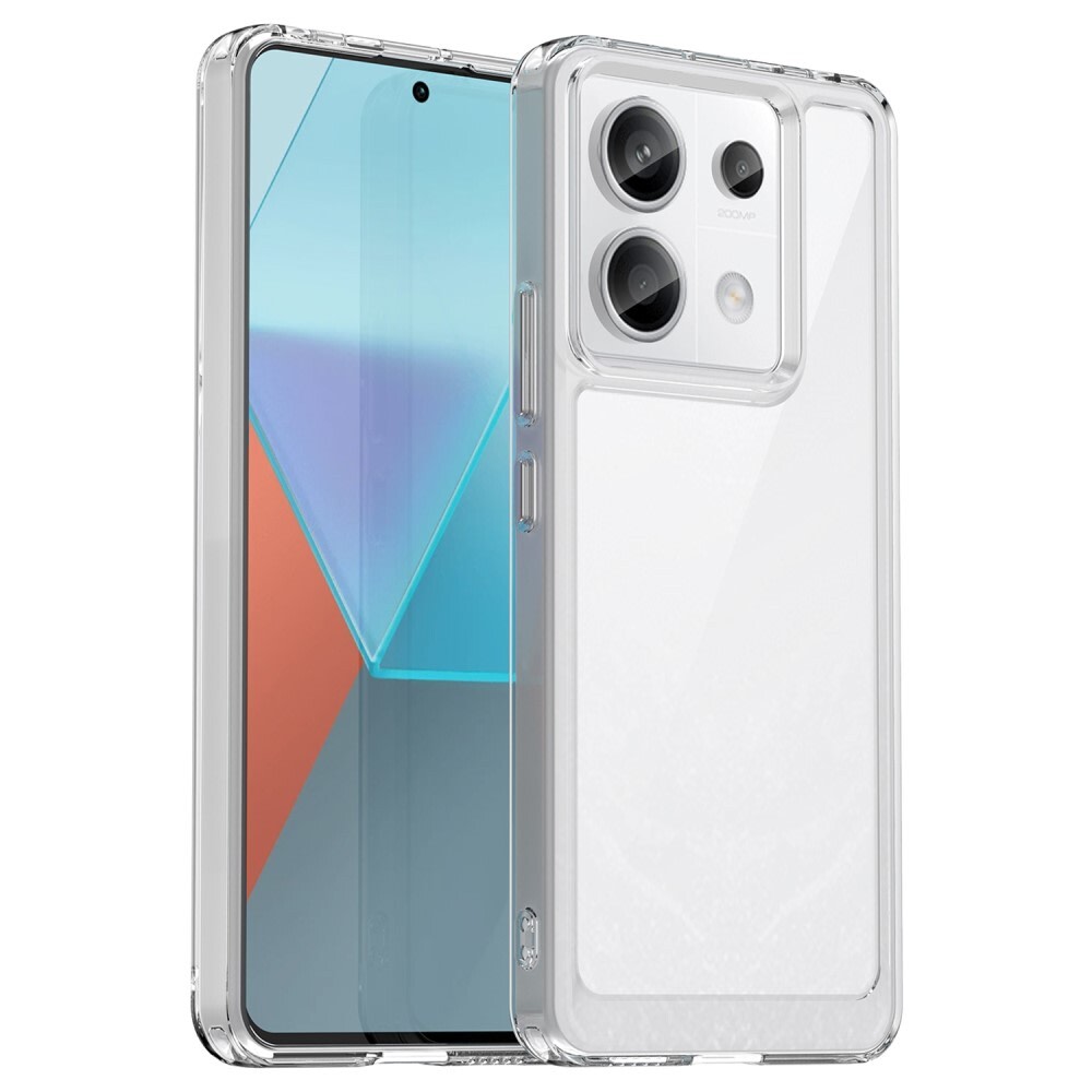 Hibridna maska "Frame Shield" za Xiaomi Redmi Note 13 Pro 5G / Poco X6 - prozirna