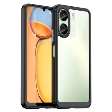 Hibridna maska "Frame Shield" za Xiaomi Redmi 13C 4G / Poco C65 - crna