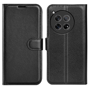 Torbica "Litchi" za OnePlus 12 - crna Torbica "Litchi" za OnePlus 12 - crna