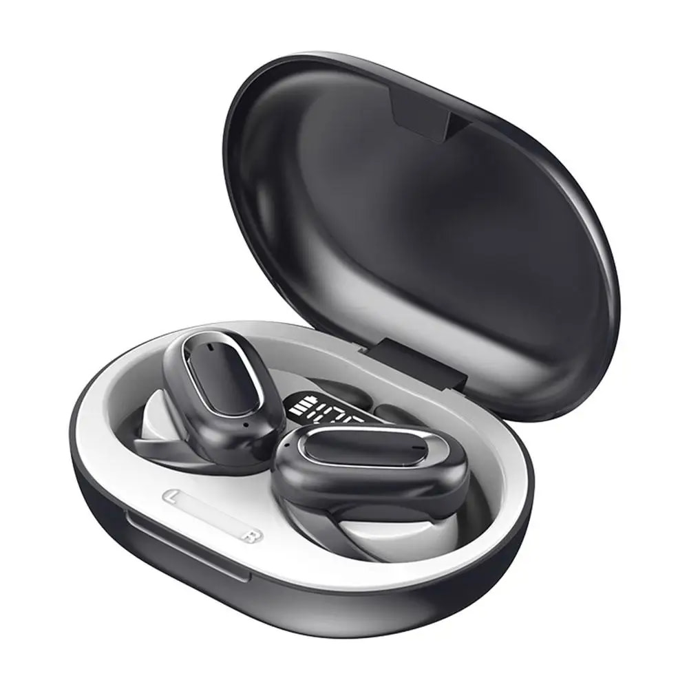 Bluetooth 5.3 slušalice s izdržljivom baterijom, bez čepića i prilagodljive - shadow blue