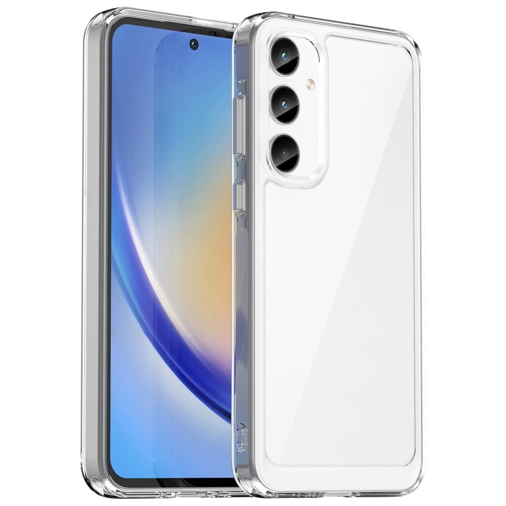 Hibridna maska "Frame Shield" za Samsung Galaxy A35 - prozirna