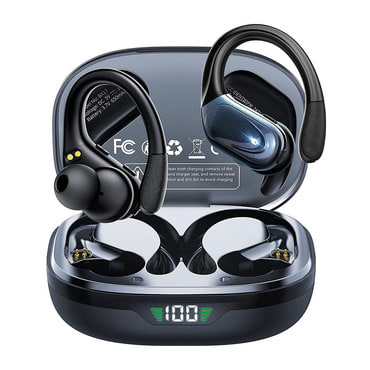 Premium sportske bežične slušalice Active2Pro Bass - vodoodporne Bluetooth slušalice sa 60 sati baterije, izoliranjem buke i dubokim basovima - deep black Premium sportske bežične slušalice Active2Pro Bass - vodoodporne Bluetooth slušalice sa 60 sati baterije, izoliranjem buke i dubokim basovima - deep black