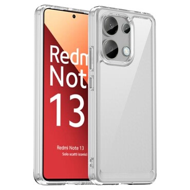 Hibridna maska "Frame Shield" za Xiaomi Redmi Note 13 4G - prozirna Hibridna maska "Frame Shield" za Xiaomi Redmi Note 13 4G - prozirna