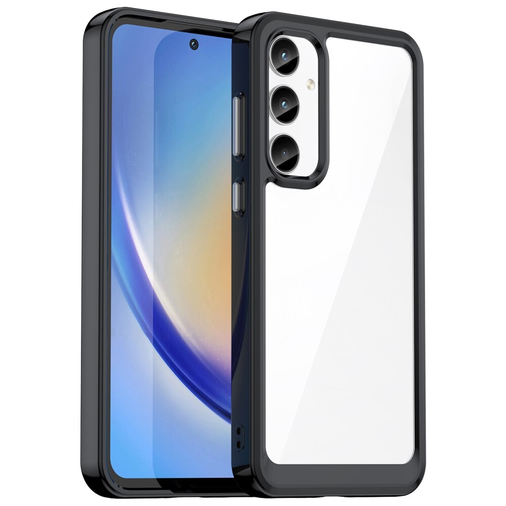 Hibridna maska "Frame Shield" za Samsung Galaxy A35 - crna