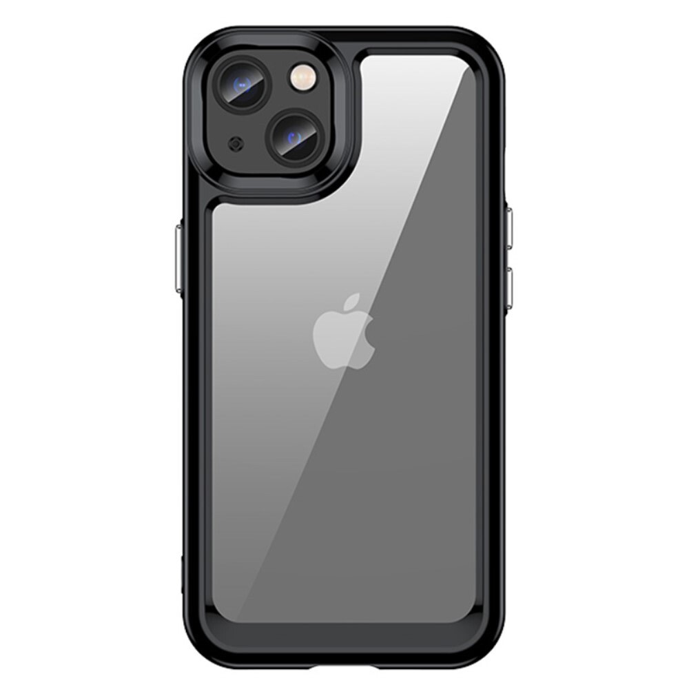 Hibridna maska "Frame Shield" za iPhone 13 - crna