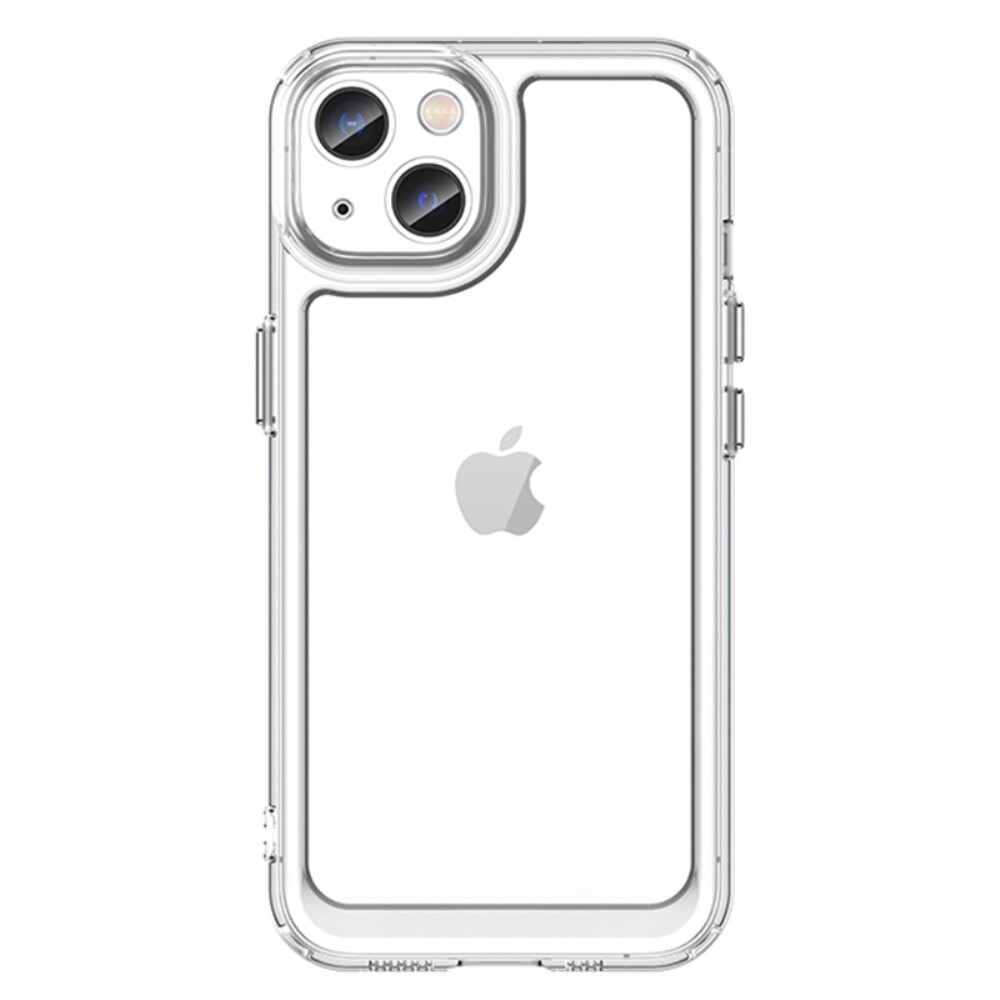 Hibridna maska "Frame Shield" za iPhone 13 - prozirna
