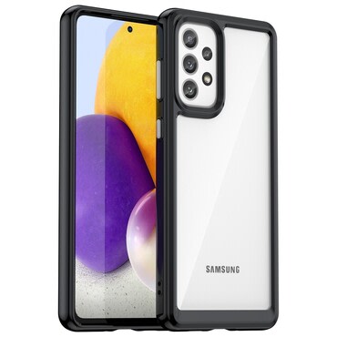 Hibridna maska "Frame Shield" za Samsung Galaxy A73 5G - crna